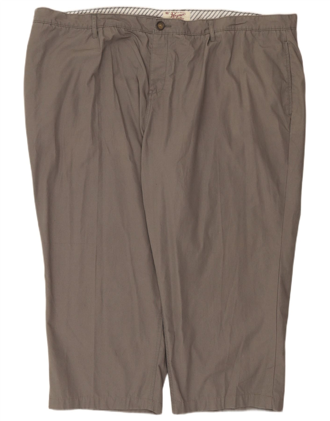 Penguin Pantalon court homme W54 L25 Gris Coton