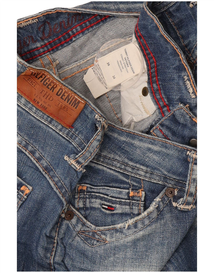 Tommy Hilfiger Jean droit femme W26 L34 bleu coton
