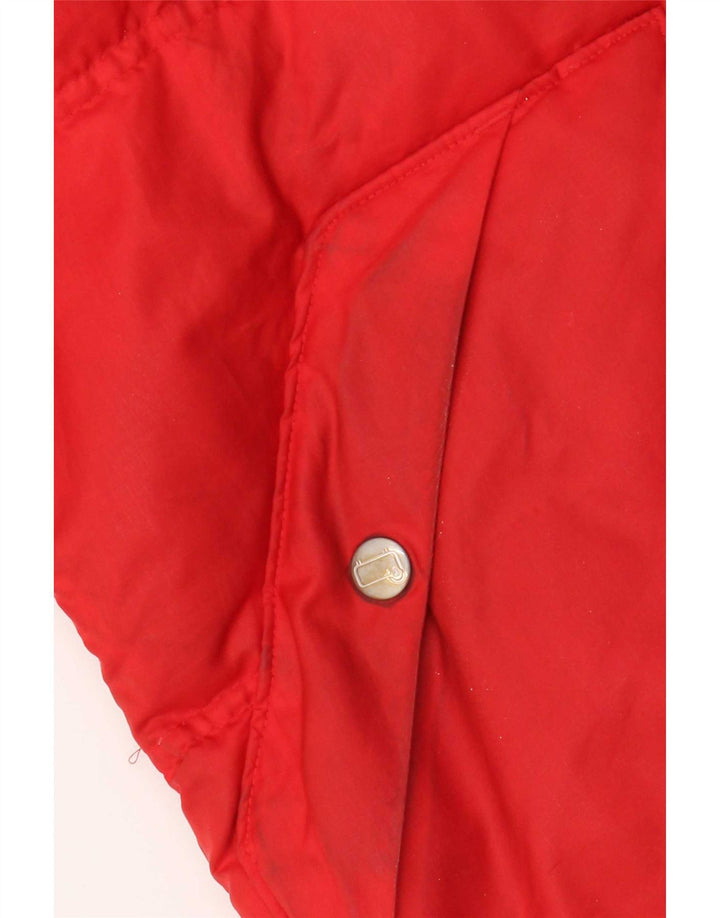 Woolrich Veste matelassée surdimensionnée pour femme UK 10 Small Rouge Polyester