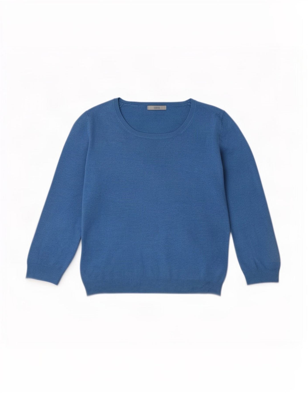 Marks & Spencer Pull col bateau pour femme UK 12 Bleu moyen