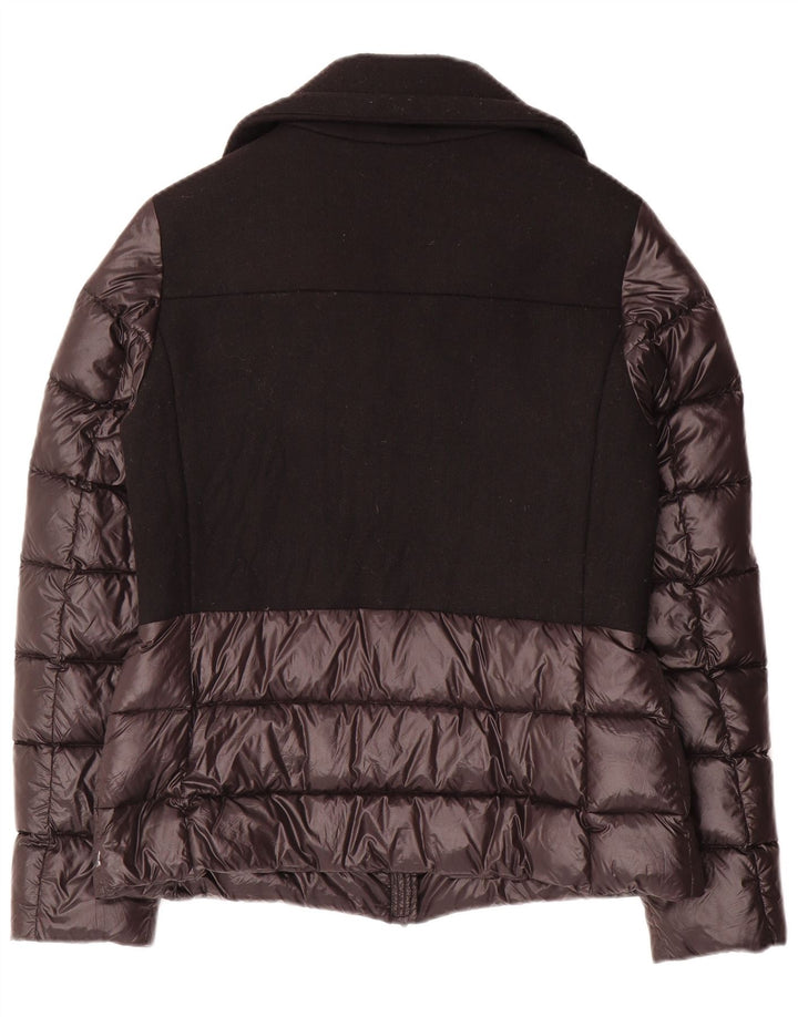 HOX Veste matelassée pour femme UK 12 Medium Noir Colorblock Polyester