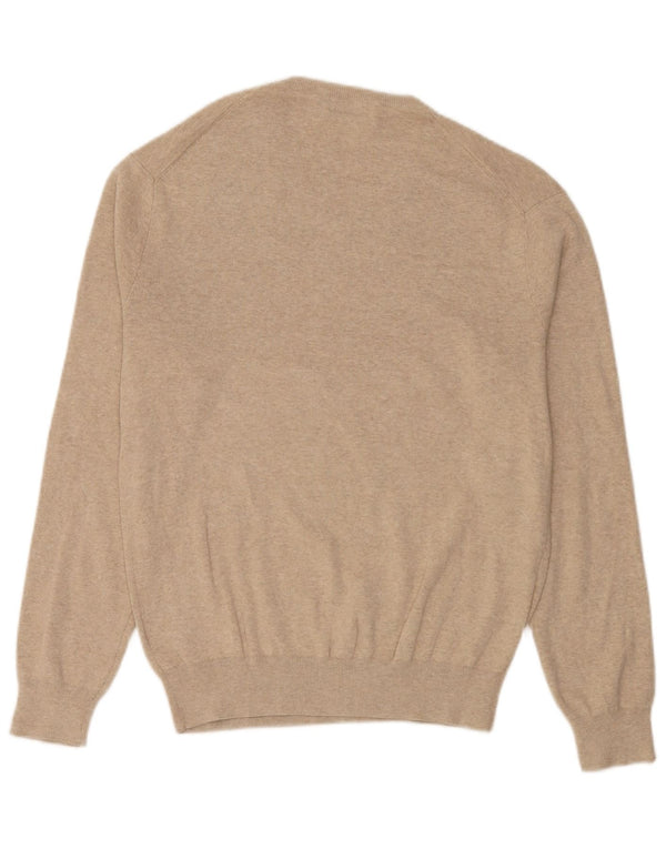 Polo Ralph Lauren Pull col V pour homme Petit coton beige