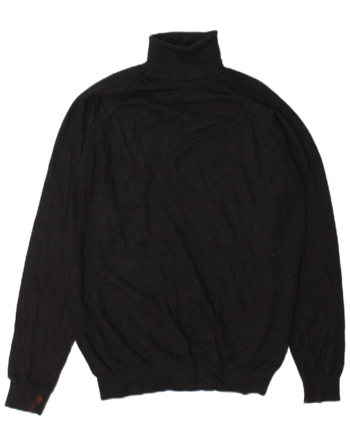 Zara Pull col roulé pour femme UK 10 Petit Noir