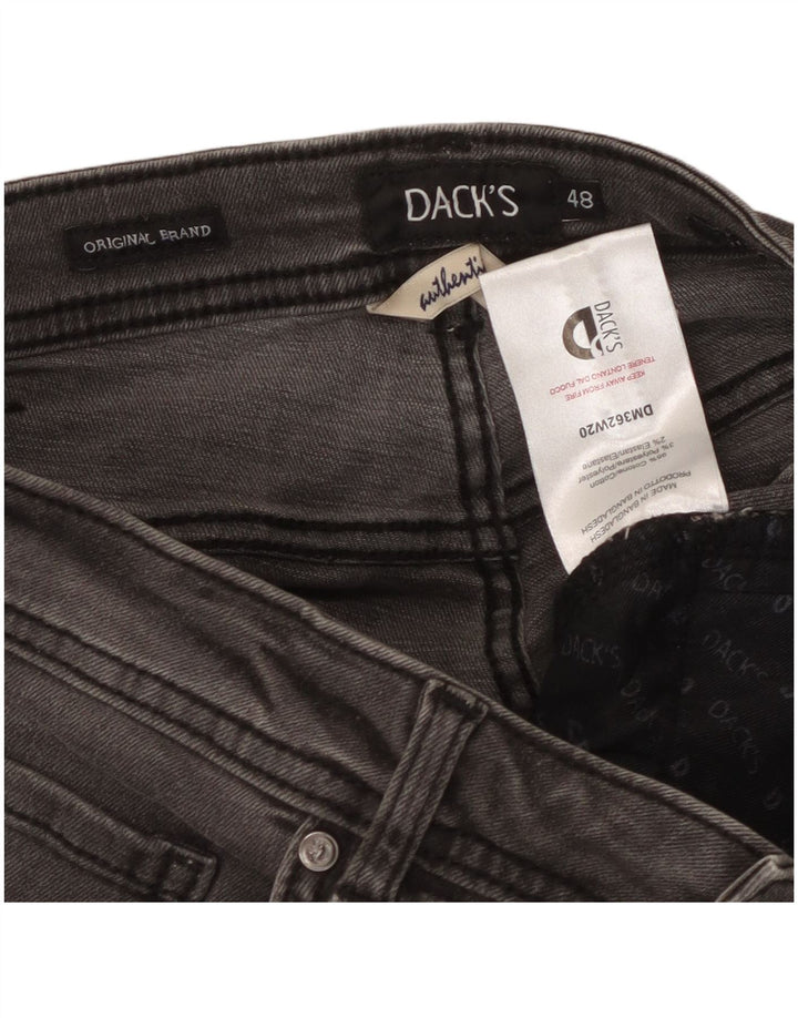Dack's Jean droit homme IT 48 Medium W32 L31 gris coton