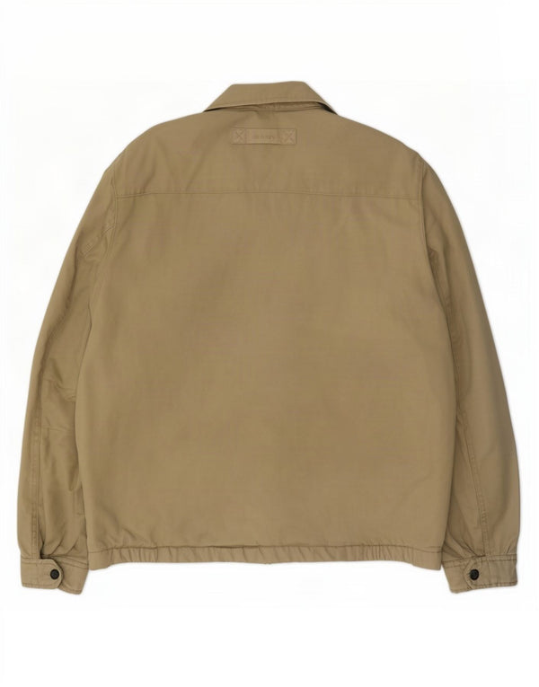 Gant Veste Bomber Homme UK 40 Large Beige Coton