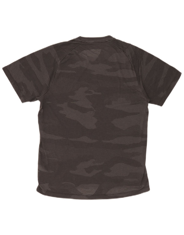 Adidas T-Shirt Climalite Homme Gris Moyen Camouflage Polyester