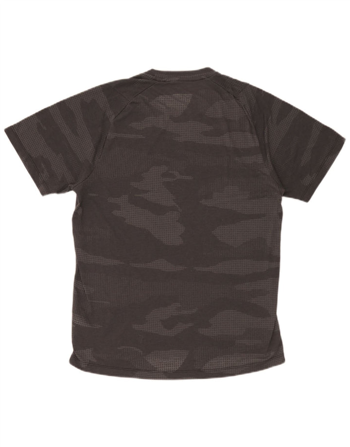 Adidas T-Shirt Climalite Homme Gris Moyen Camouflage Polyester