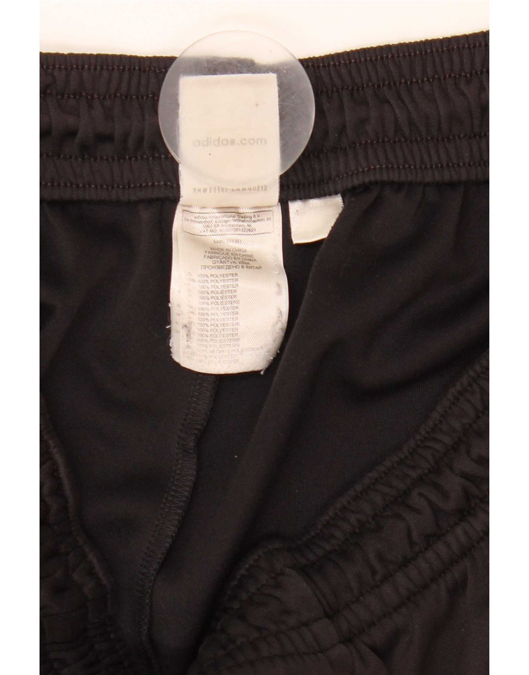 Adidas Short de sport Climalite pour homme en polyester rayé noir moyen