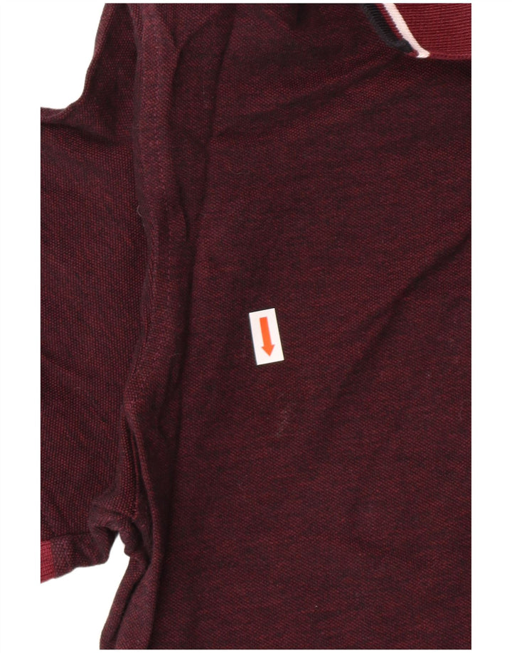 JACK & JONES Polo Homme Bordeaux Moyen Coton