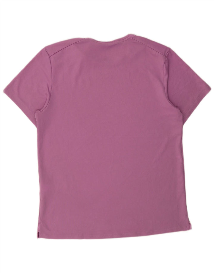 Nike Hommes Dri Fit T-Shirt Haut Petit Violet Polyester