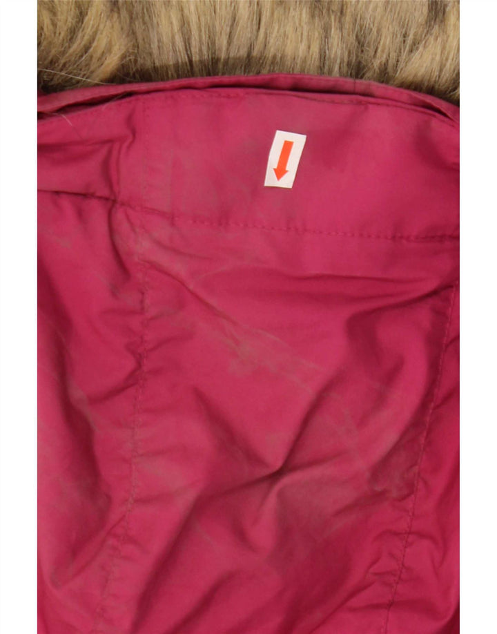 Jack Wolfskin Veste matelassée à capuche pour femme UK 8/10 Small Rose Polyester