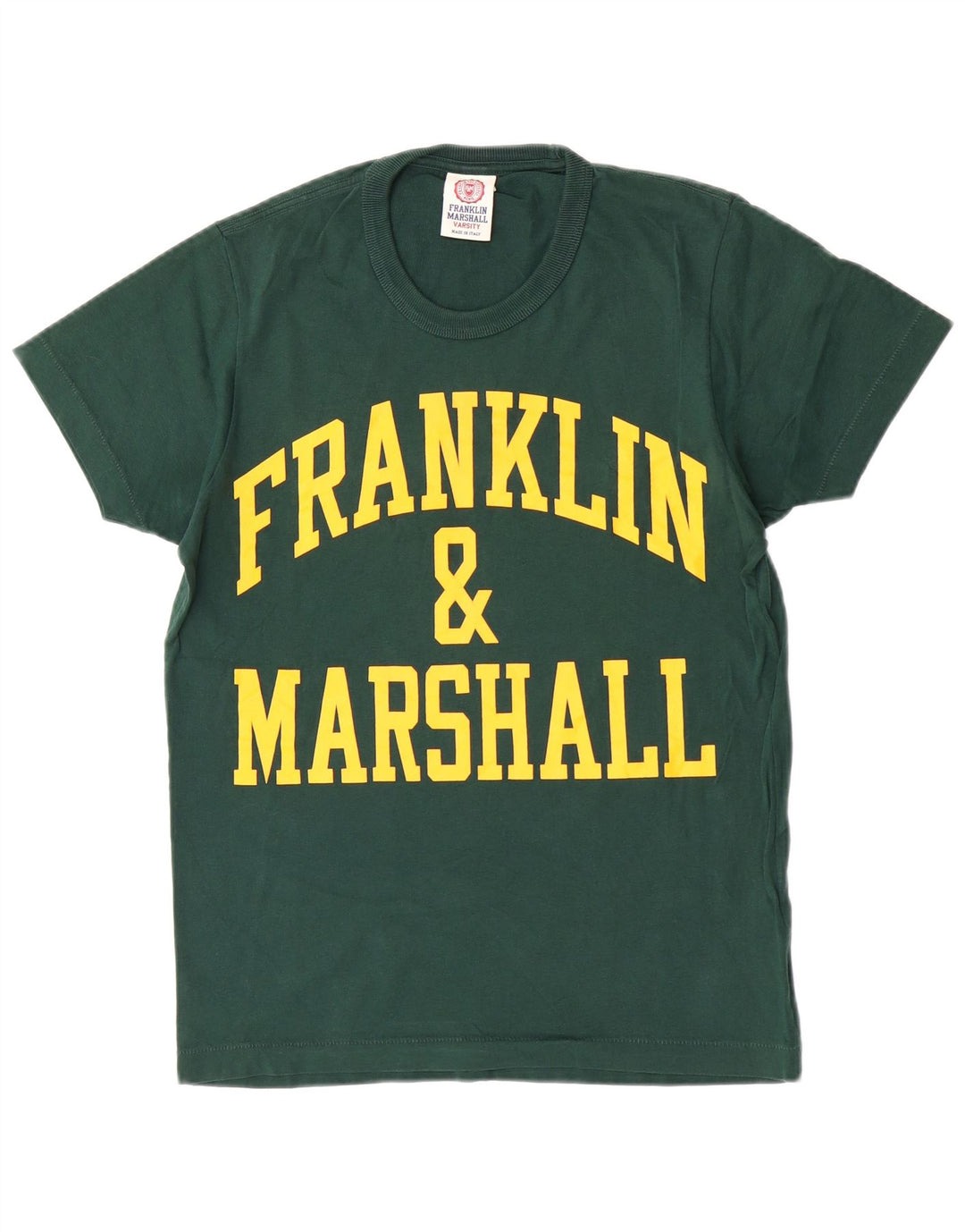 Franklin Marshall T-shirt graphique pour homme en coton vert petit