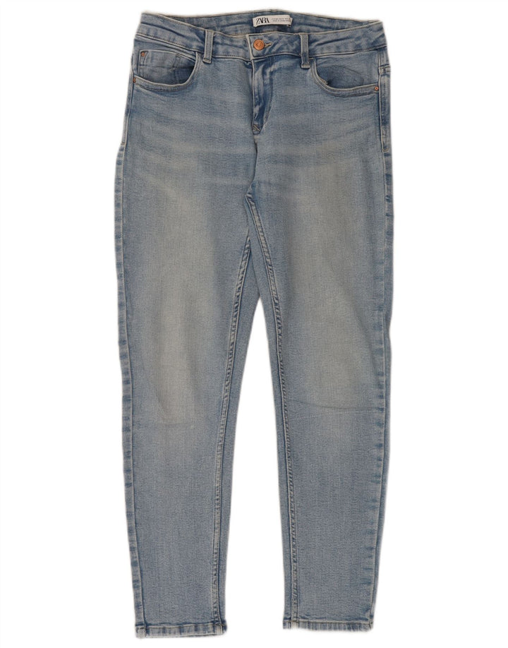 Zara Jean skinny pour femme EU 40 Medium W30 L28 Bleu
