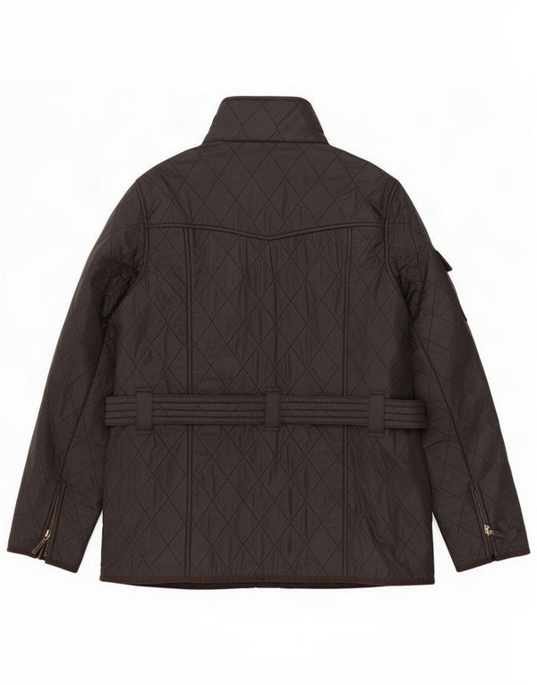 Barbour Womens Quilted Utility Jacket UK 14 Large Navy Blue