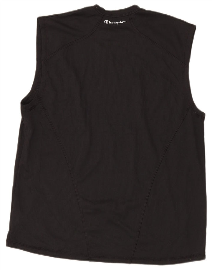 Champion Débardeur Double Dry Homme Noir Moyen Polyester
