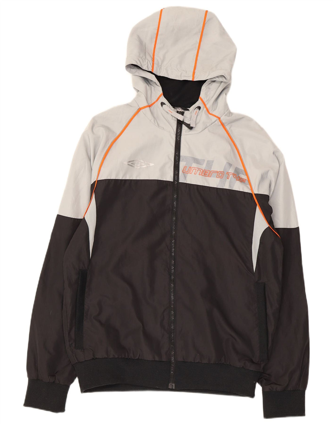 UMBRO Veste de survêtement graphique pour femme UK 14 Noir moyen Colourblock