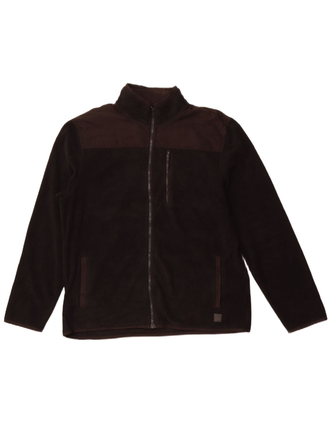 Calvin Klein Veste polaire pour homme UK 42 XL Noir Polyester