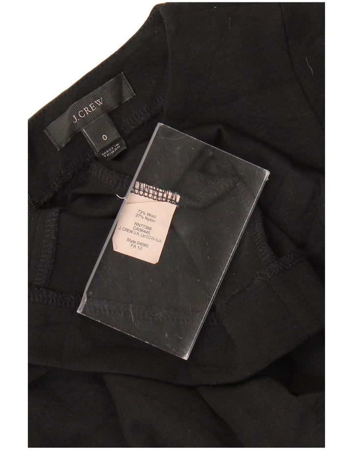 J. CREW Robe fourreau pour femme US 0 XS Laine noire