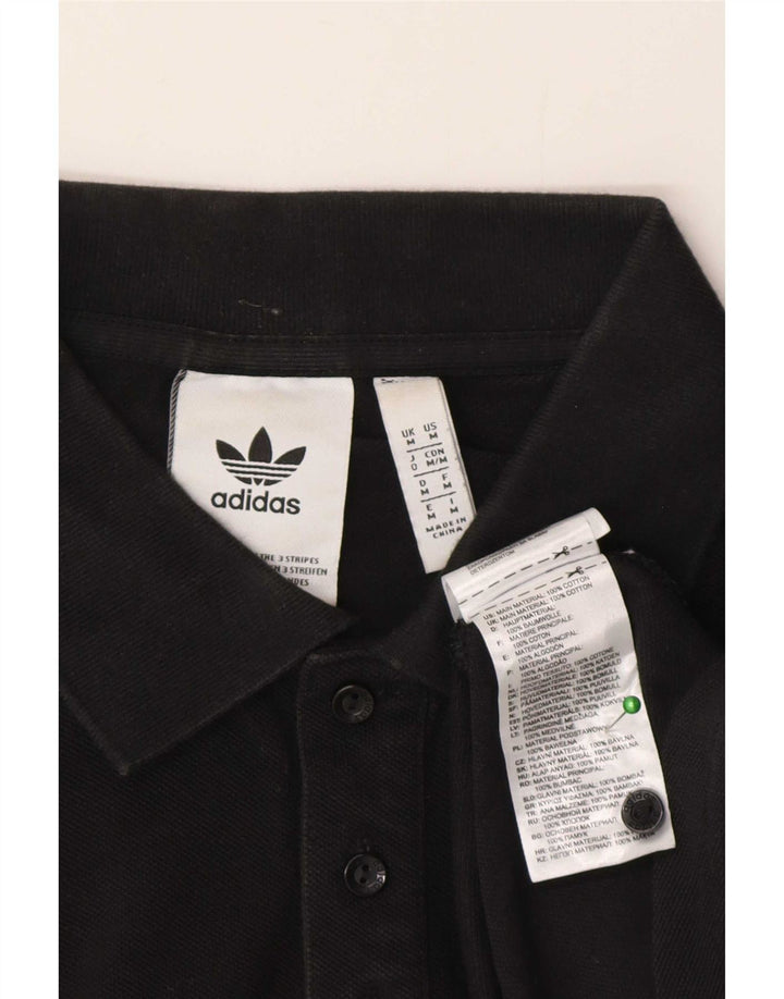 Adidas Polo Homme Coton Noir Moyen