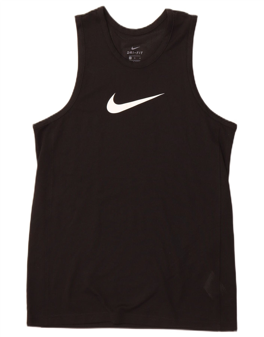 NIKE Débardeur Dri Fit Graphic pour hommes, noir moyen, en polyester, sport