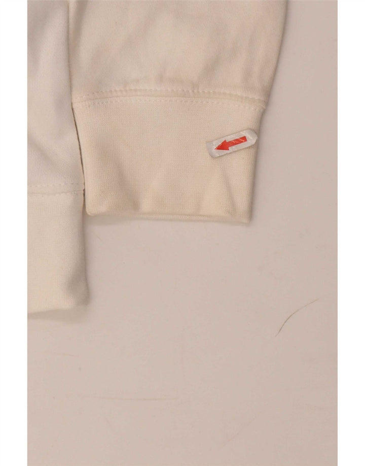 Nike Sweat-shirt graphique pour homme en coton blanc Taille L