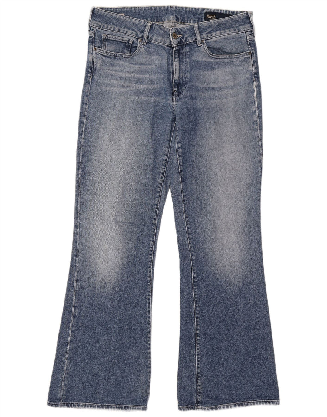 Jeans Bootcut Femme Rifle W28 L34 Bleu Coton