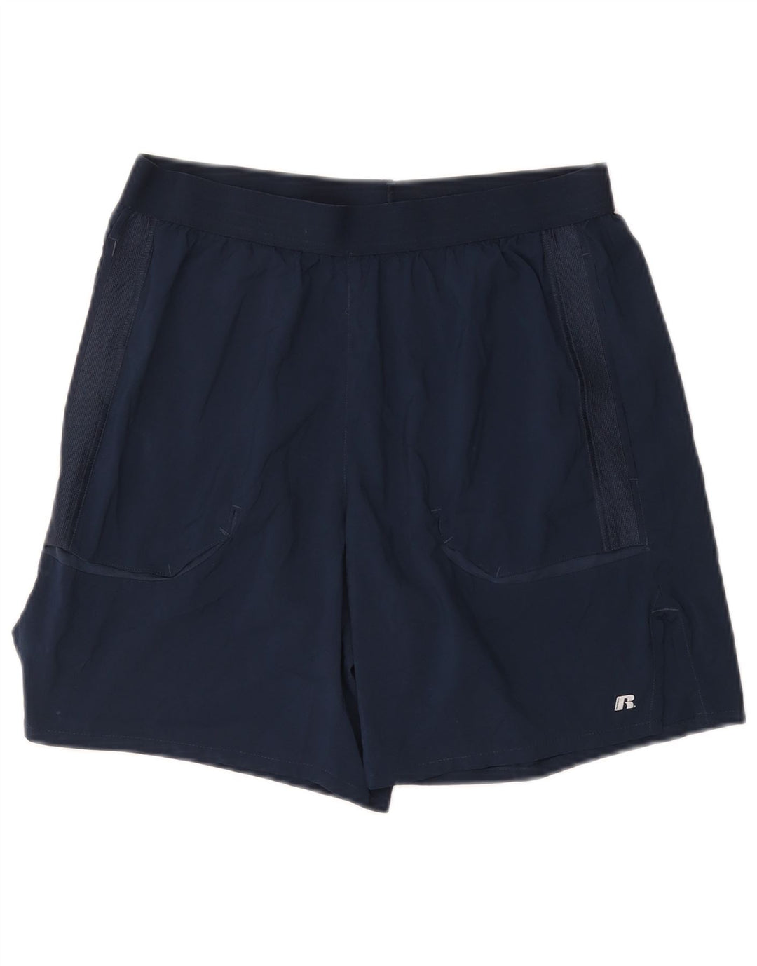 RUSSELL ATHLETIC Short de Sport Dri-Power Homme Bleu Marine Moyen
