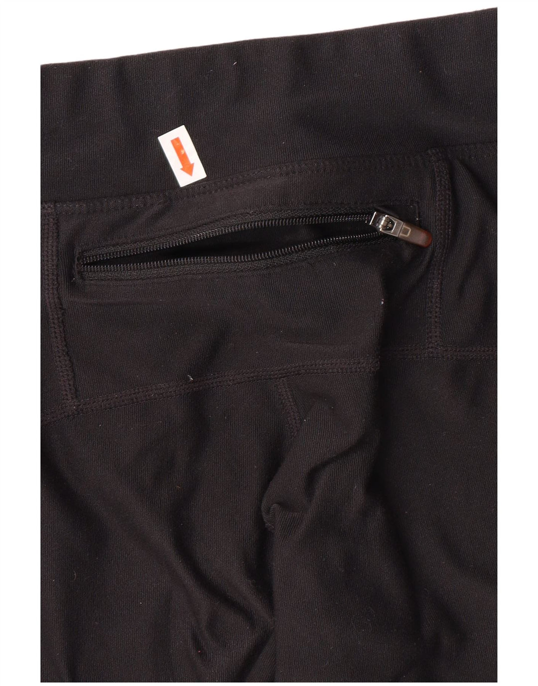 NIKE Leggings Femme UK 10 Petit Noir Polyester