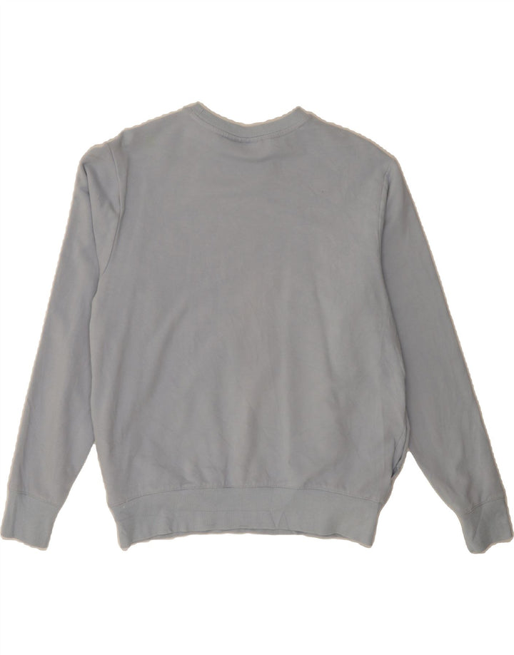 FILA Womens Oversized Sweatshirt Jumper UK 10 Small Grey Cotton Vintage Fila and Second-Hand Fila from Messina Hembry 
