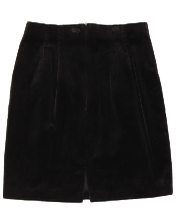 Betty Barclay Jupe crayon en velours pour femme UK 14 Medium W28 Coton noir