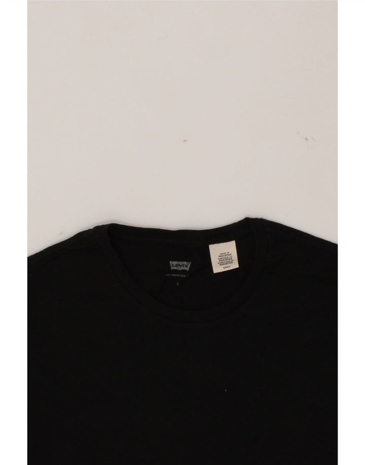 LEVI'S Mens T-Shirt Top Small Black Vintage Levi's and Second-Hand Levi's from Messina Hembry 