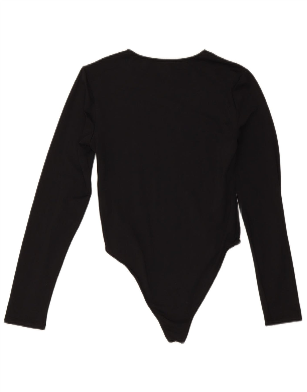 Zara Body à manches longues pour femme UK 12 Medium Noir Polyamide