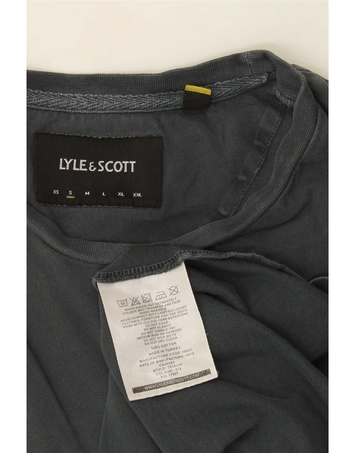 Lyle & Scott T-Shirt Homme Petit Gris Coton