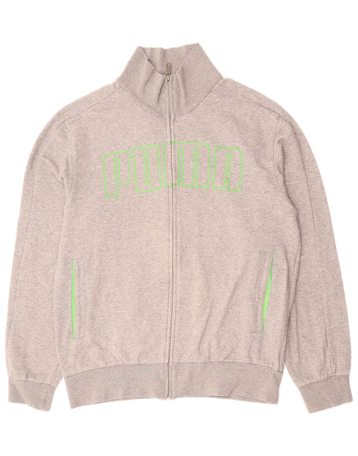 PUMA Veste de Survêtement Graphic Homme Gris Moyen