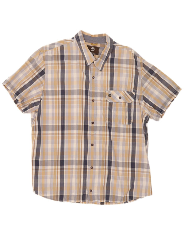 Timberland Chemise à Manches Courtes Earthkeepers Homme 2XL Carreaux Multicolores