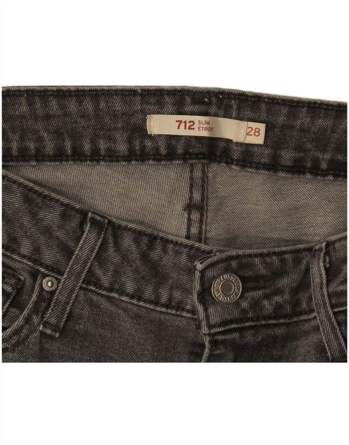 Levi's Jean Slim 712 Femme W28 L26 Gris