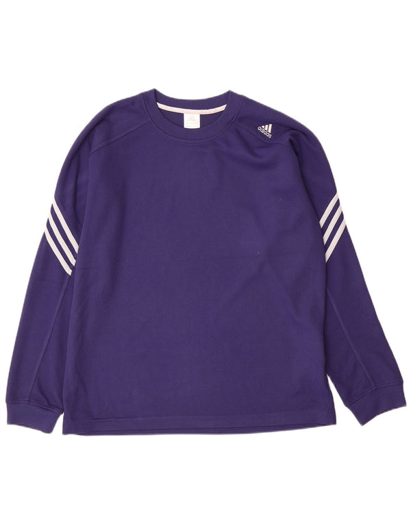 Adidas Haut à manches longues pour homme Violet moyen Polyester