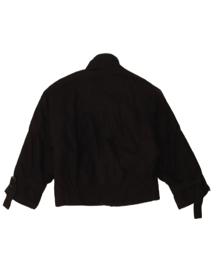 Blouson Bomber Vintage Garçon 11-12 ans Noir