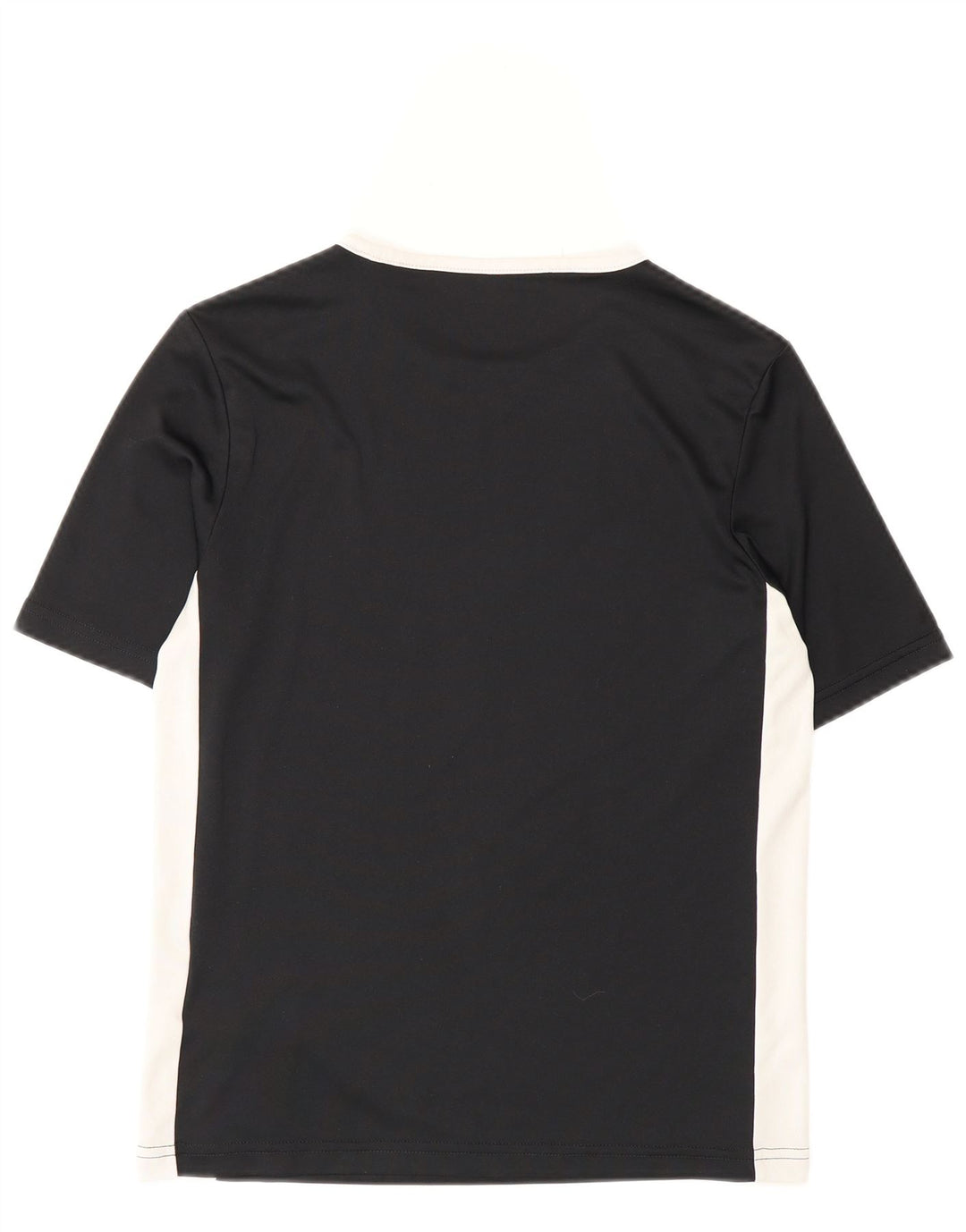 Adidas T-Shirt Garçon Top 11-12 ans Polyester Colorblock Noir Moyen