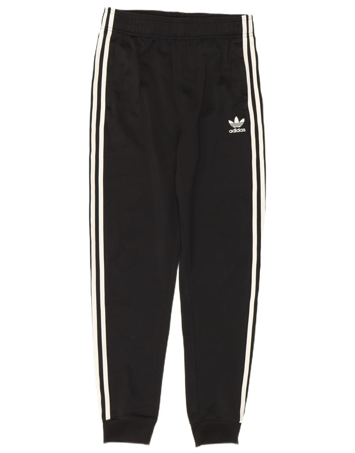ADIDAS Pantalon de Survêtement Garçon Joggers 14-15 ans Noir Rayé Polyester