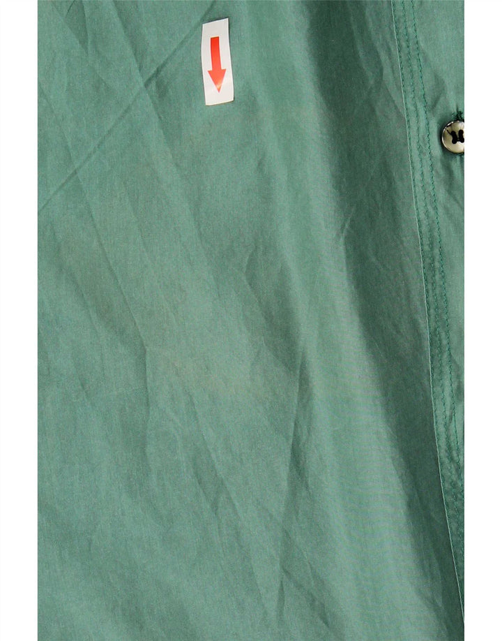 Vinci Chemise à manches courtes pour homme Petite soie verte