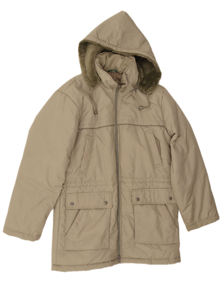Canda Veste Parka à Capuche Coupe Ample pour Homme IT 46 Petit Vert