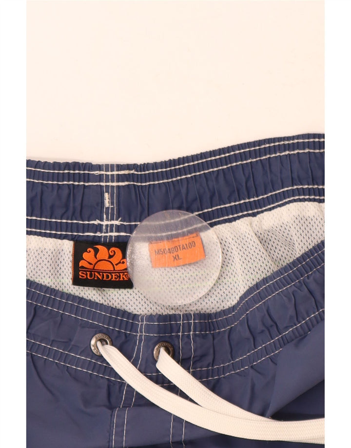Sundek Short de bain homme XL nylon bleu marine