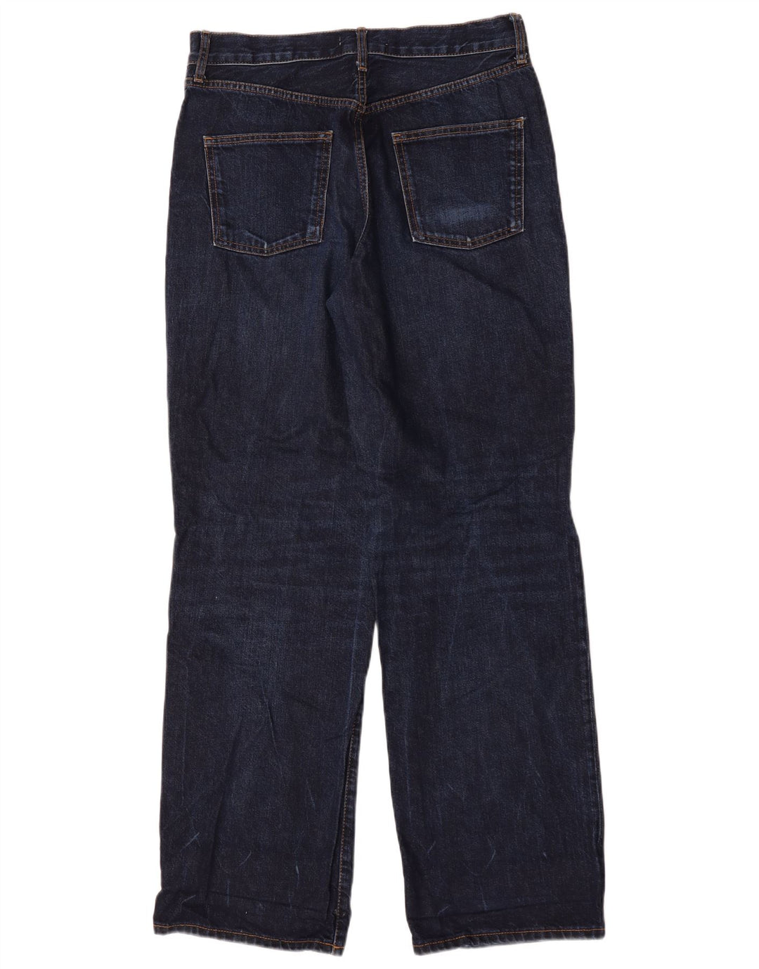 Zara Jean droit femme EU 40 Medium W30 L33 bleu coton