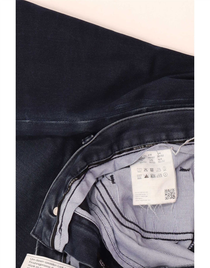 Hugo Boss Jean Slim W30 L32 Bleu Coton Homme