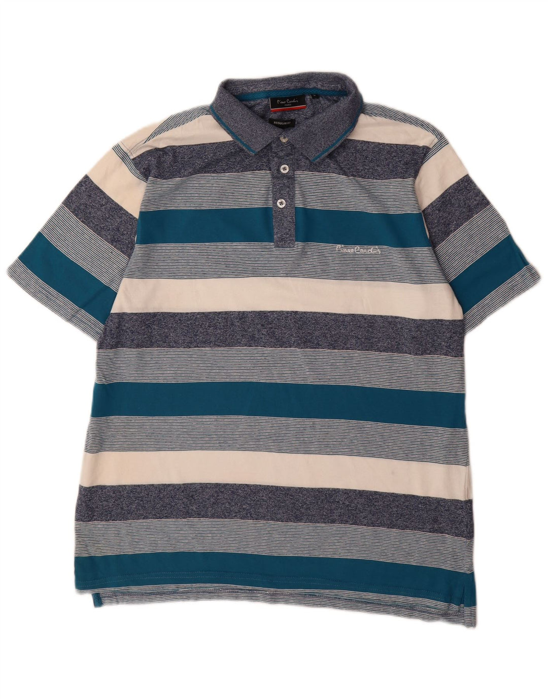 Pierre Cardin Polo Regular Fit Homme Large Rayé Multicolore