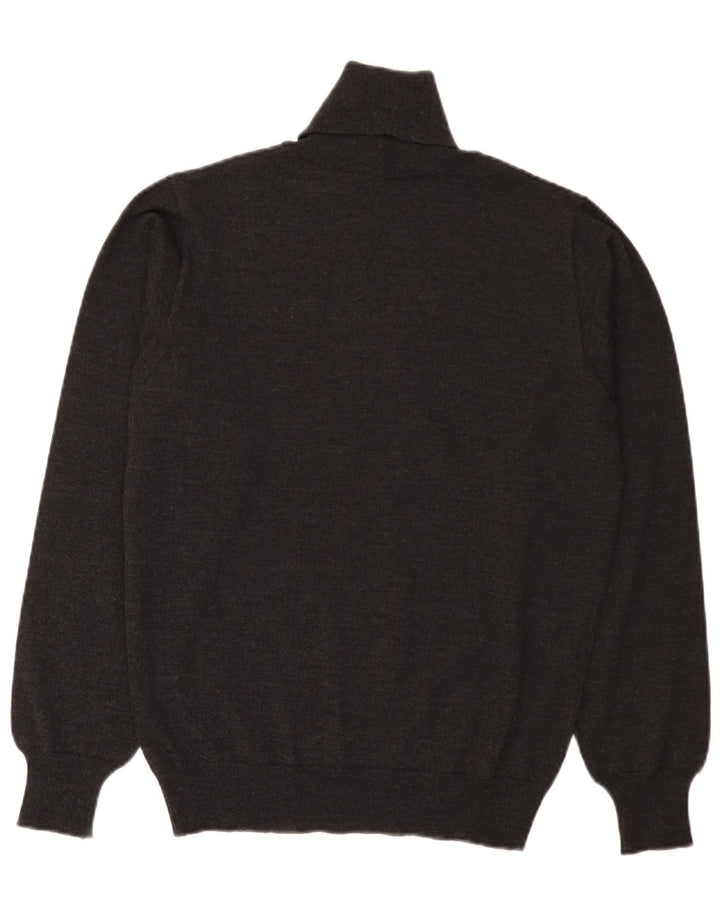 IL GRANCHIO Pull Col Roulé Homme Gris Moyen Laine