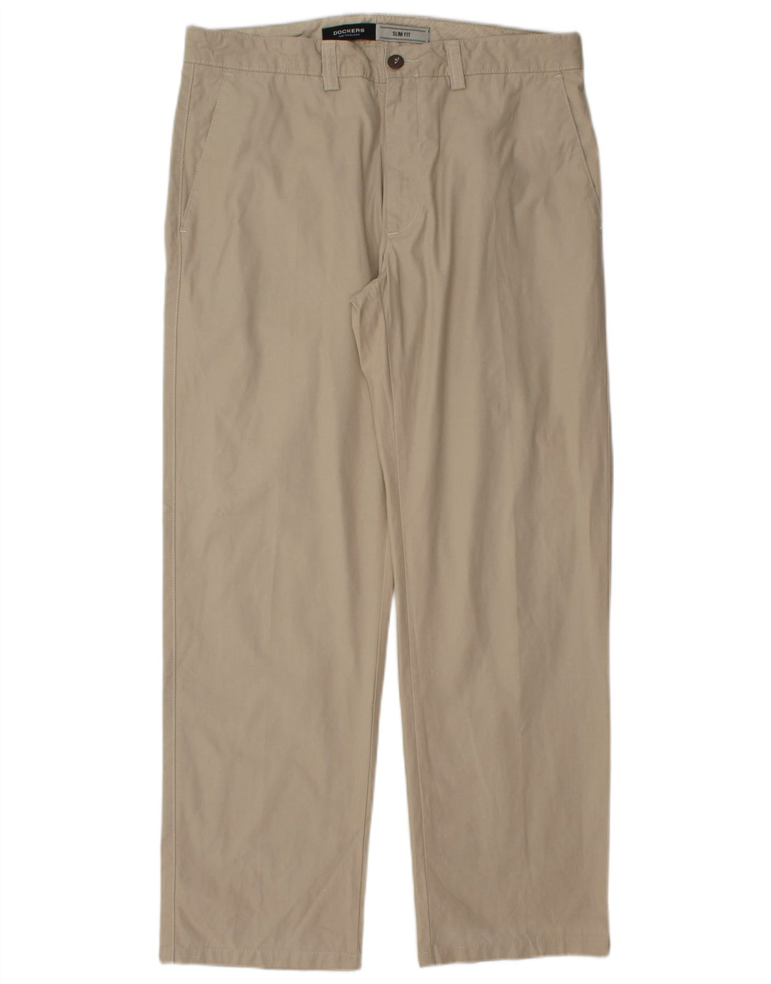 DOCKERS Pantalon Chino Slim Fit Homme W36 L30 Coton Beige