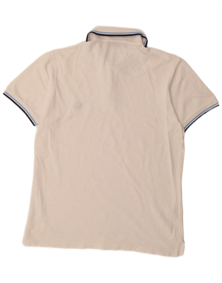 FRED PERRY Polo Homme Blanc Moyen Coton