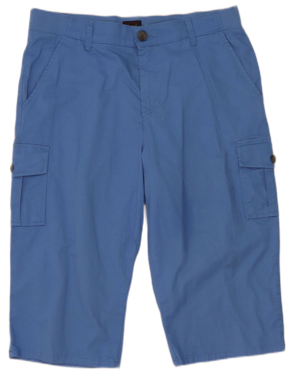 Lee Bermuda cargo pour femme US 12 Large W32 Bleu Coton